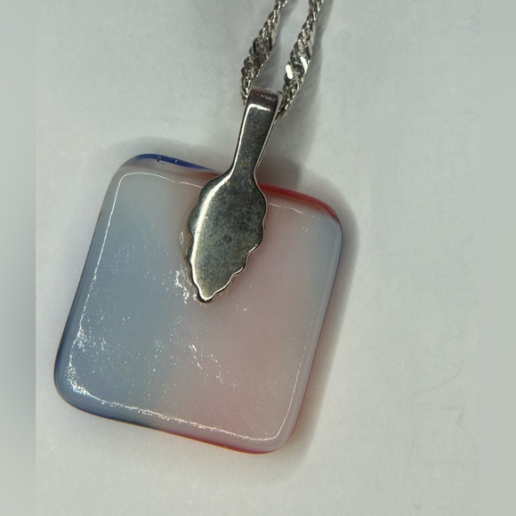 Artisan Fused Glass Pendant - Picture 8 of 12